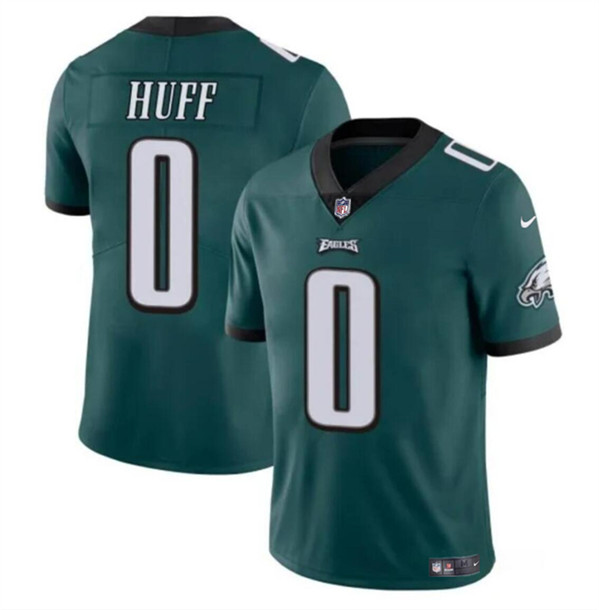 Men's Philadelphia Eagles #0 Bryce Huff Green Vapor Untouchable Limited Football Stitched Jersey