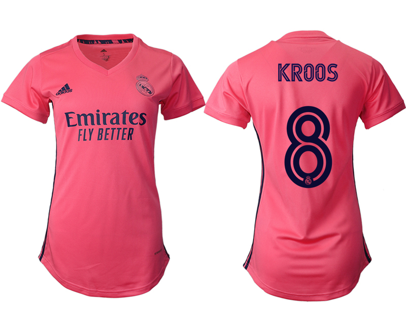 Women's 2020-21 Real Madrid away aaa version 8# KROOS soccer jerseys
