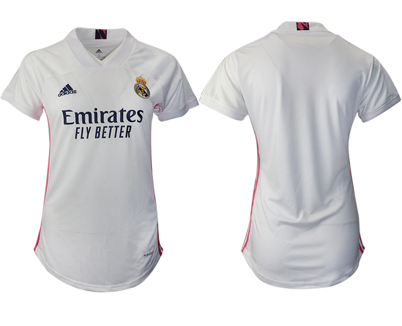 Women's 2020-21 Real Madrid home aaa version soccer jerseys
